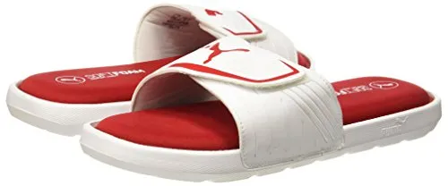 Puma Unisex Adult Starcat Sfoam Barbados Cherry-White Slide-8 Kids UK (36246301)