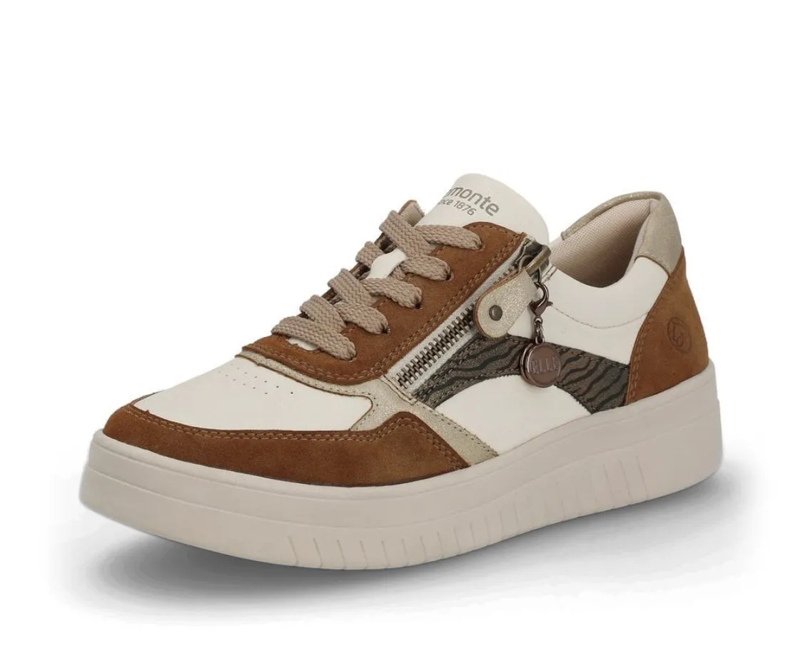 Remonte D0J01-24 Newa Elle Tan Combination Trainers