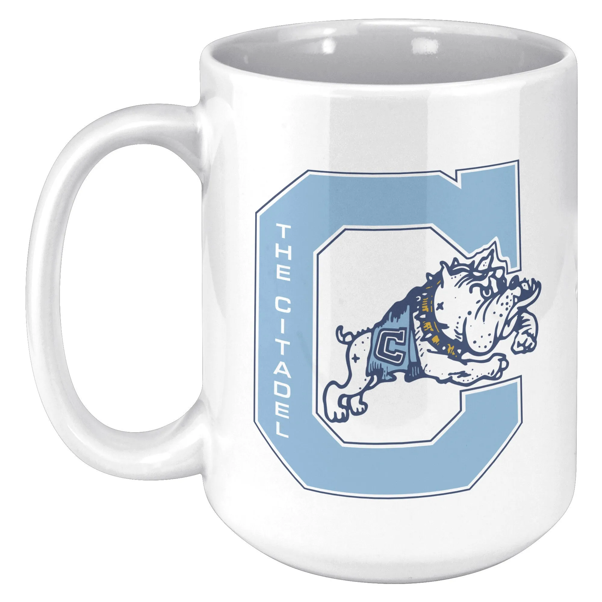 The Citadel Block C Jumping Spike White Mug - 15oz