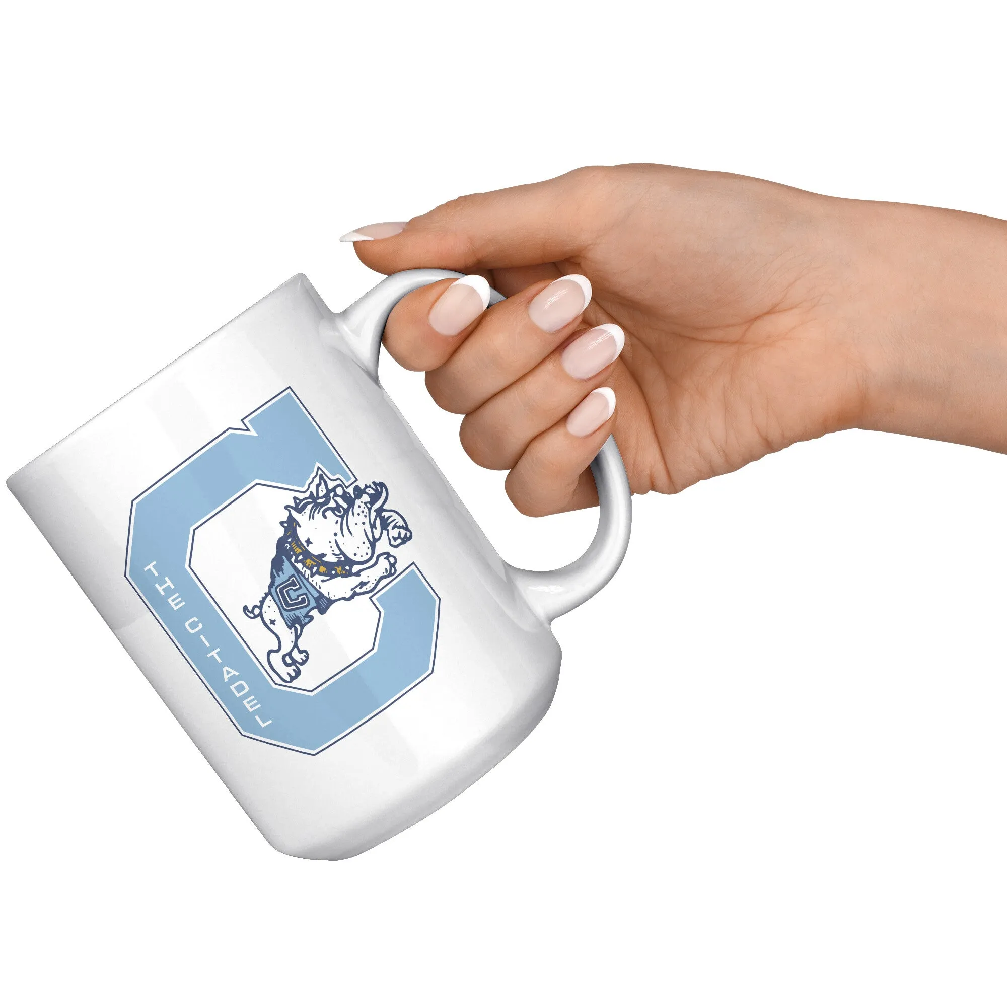 The Citadel Block C Jumping Spike White Mug - 15oz