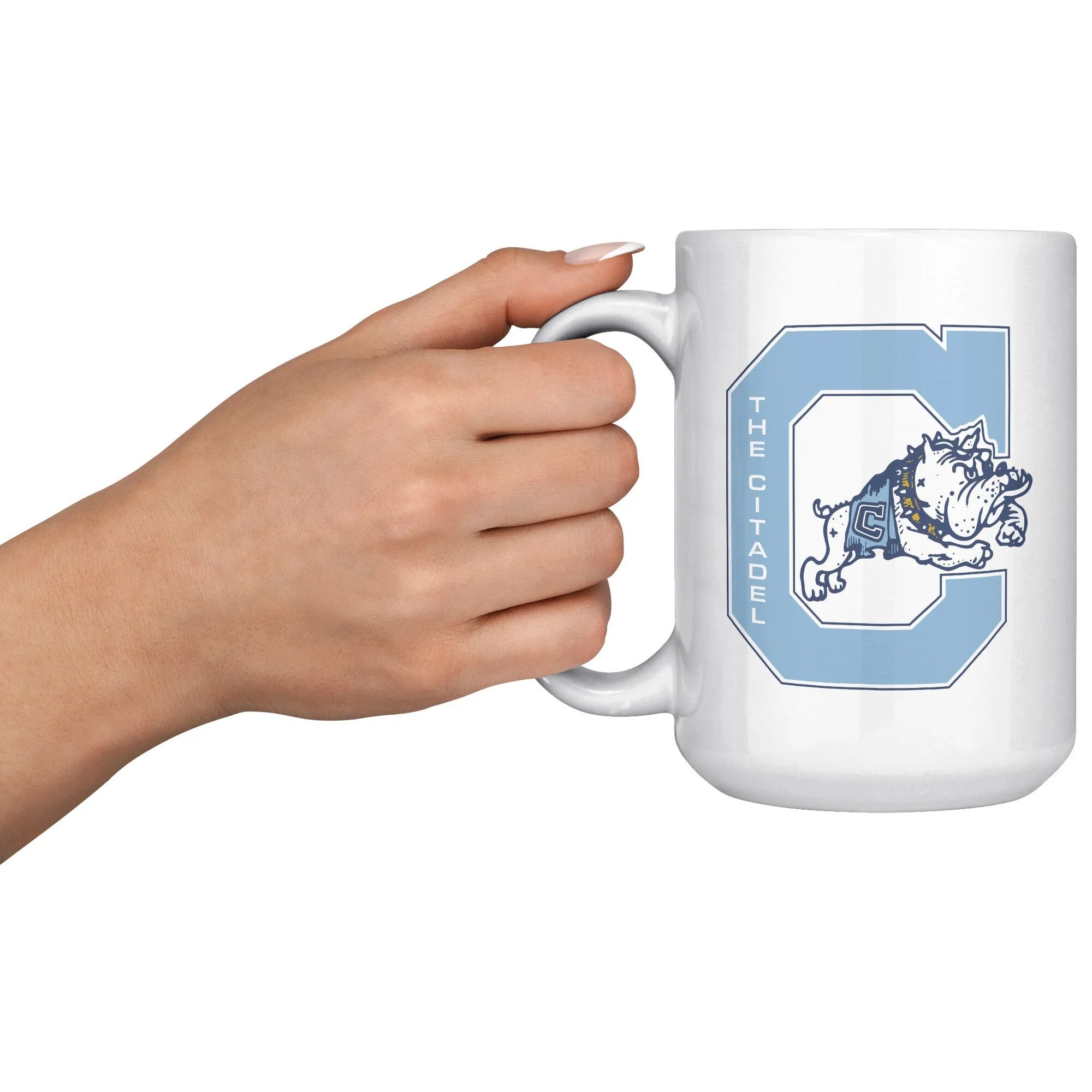 The Citadel Block C Jumping Spike White Mug - 15oz