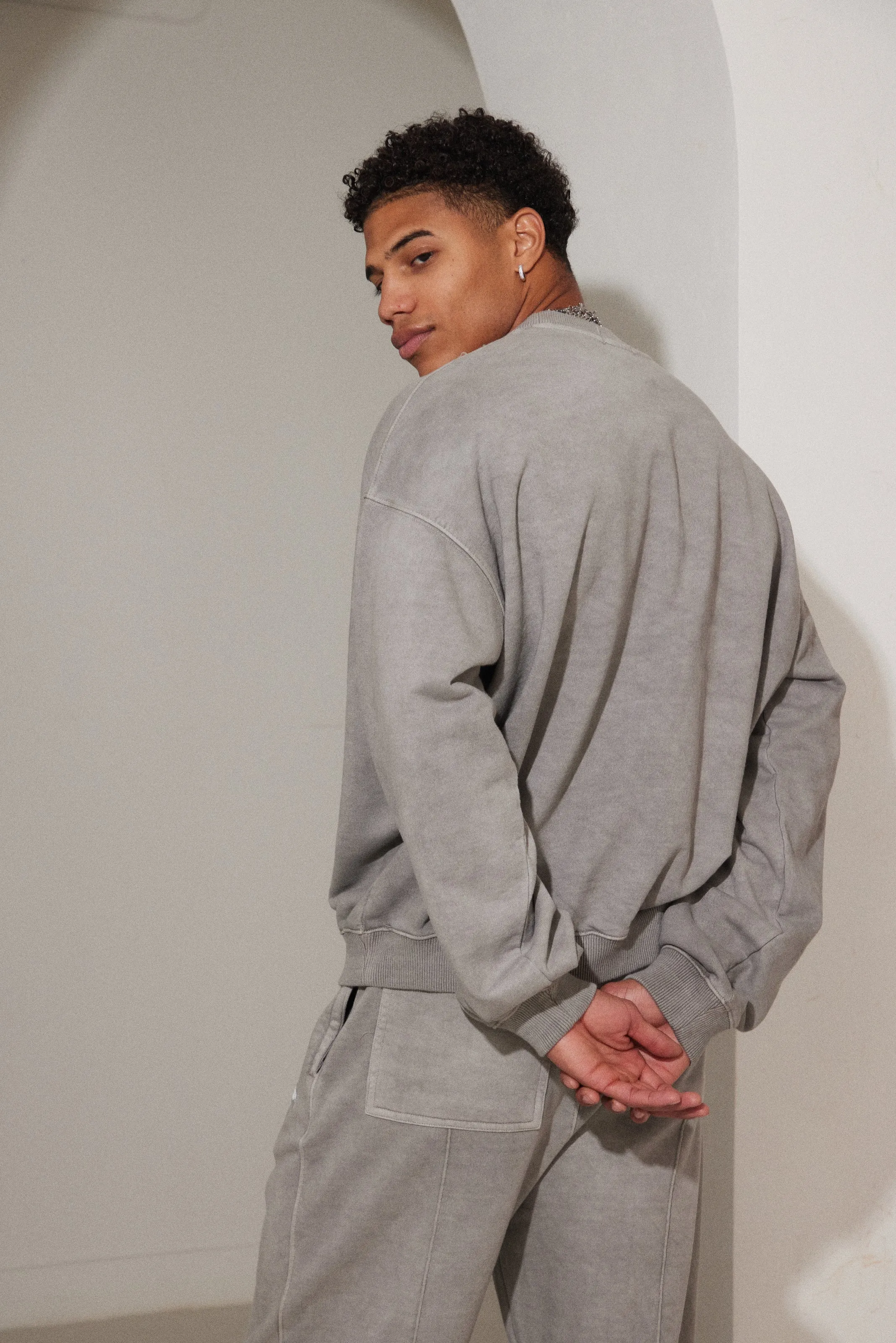 Unisex Sweatshirt - Grey Wash