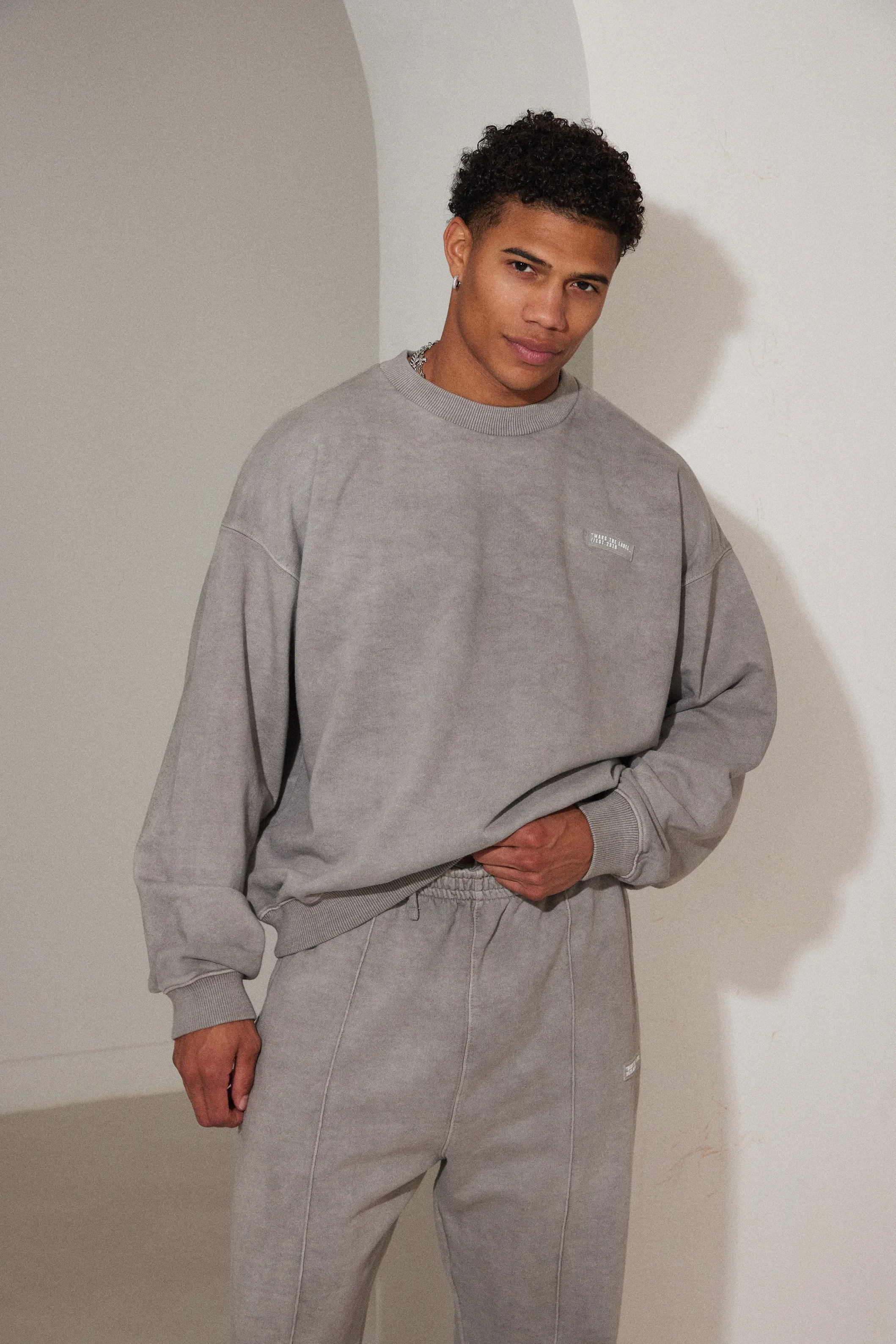 Unisex Sweatshirt - Grey Wash