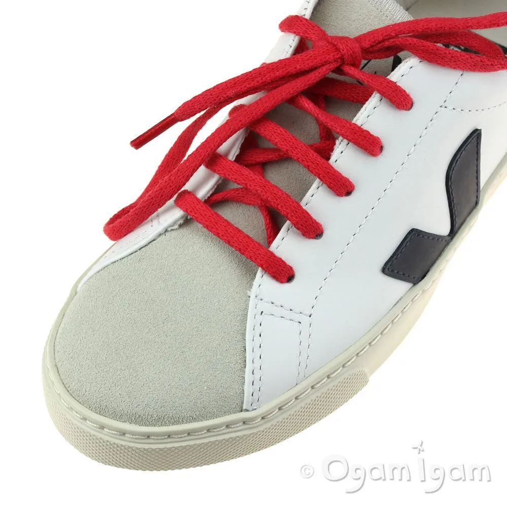 Veja Esplar Lace Boys Girls White Nautico Pekin Trainer