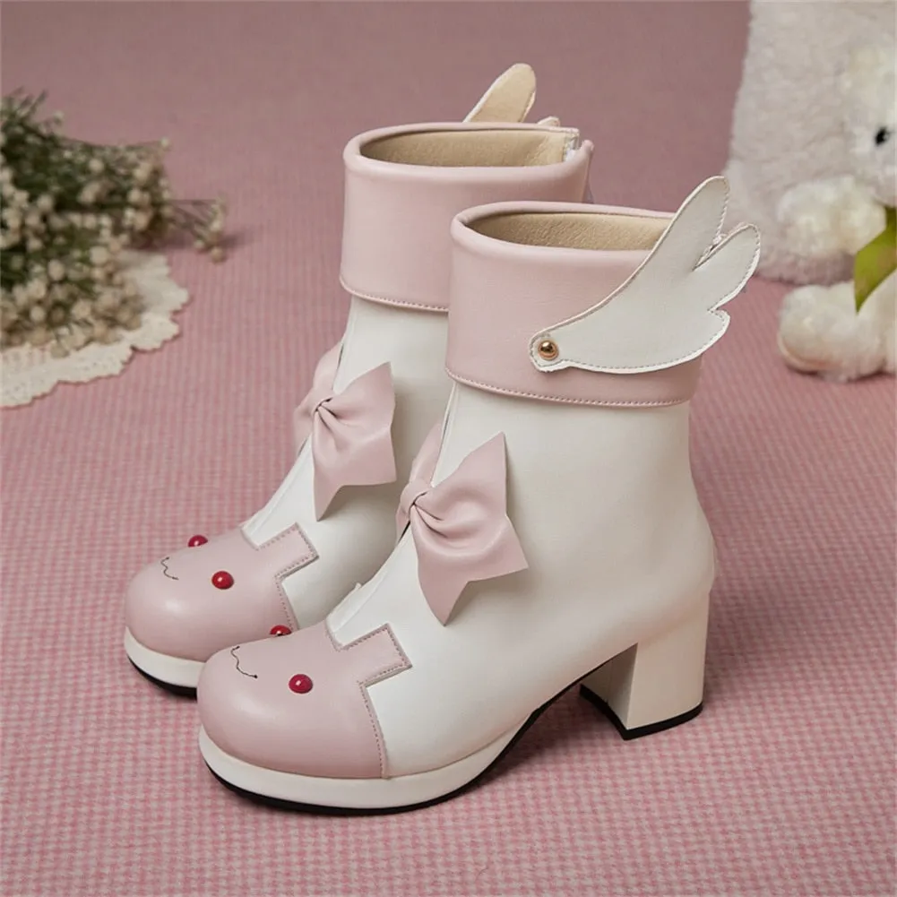 Winged Bunny Booties