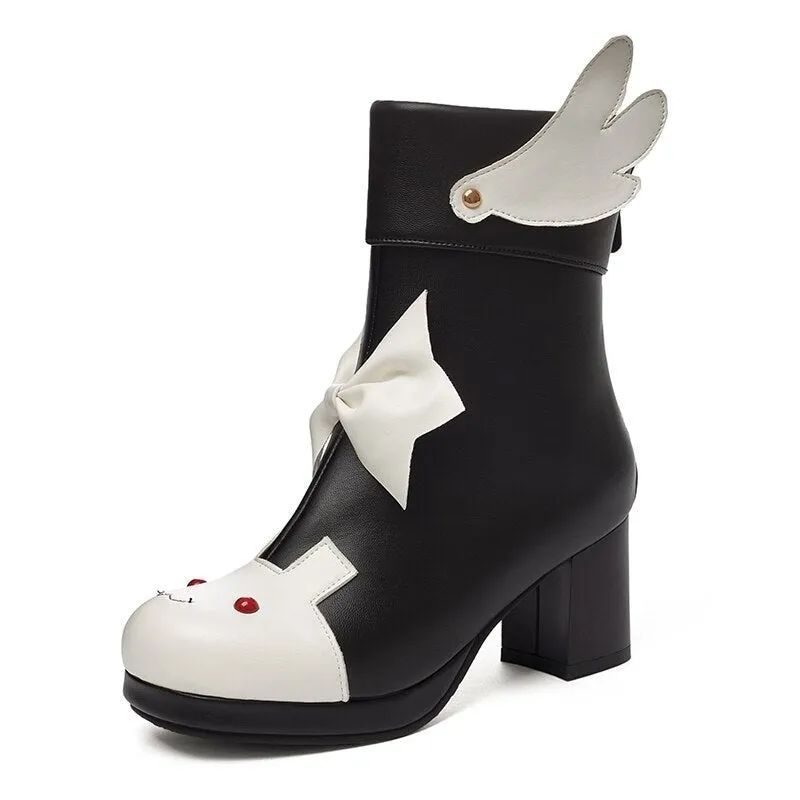 Winged Bunny Booties