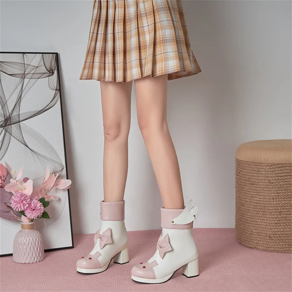 Winged Bunny Booties