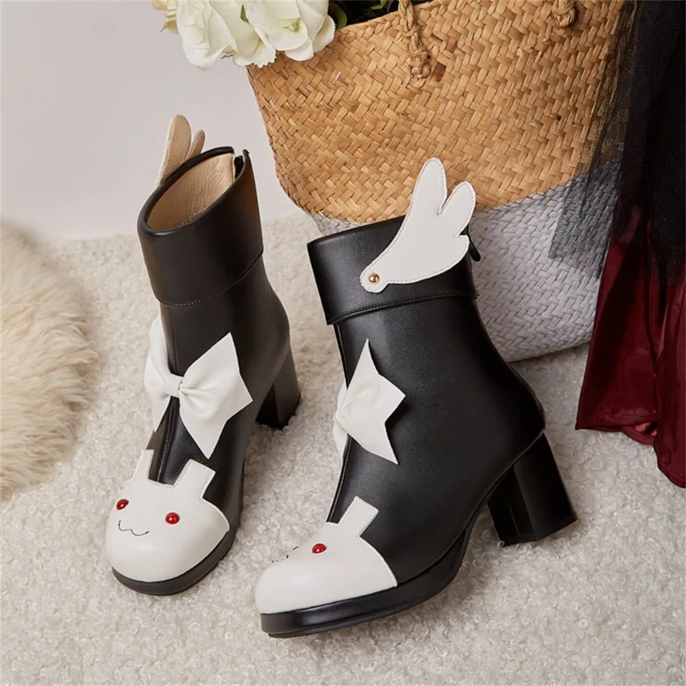 Winged Bunny Booties