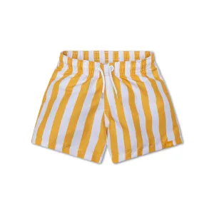 Yellow Striped Swim Shorts by Swim Essentials